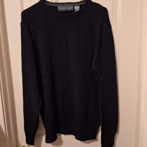 Oscar De La Renta Black Large Sweater